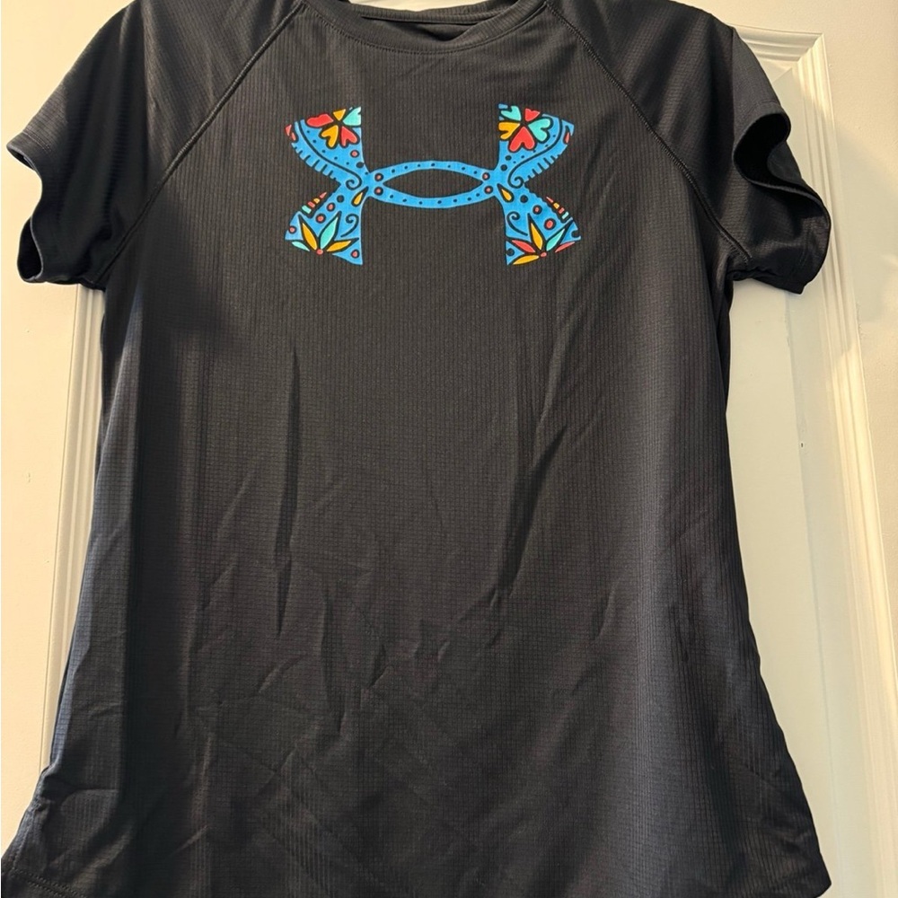 Under Armour Black Polo Short Sleeve T-Shirt